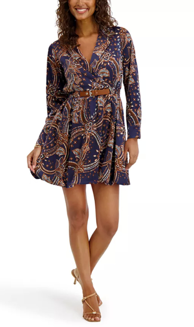 Kensie Women's Long Sleeve Pull-On Dress Size 12